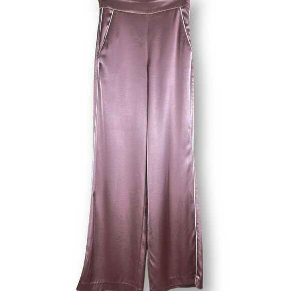 Wilfred Clarisse Pant Wide-leg, Satine Trousers In Caramel Size 0 - Picture 6 of 13